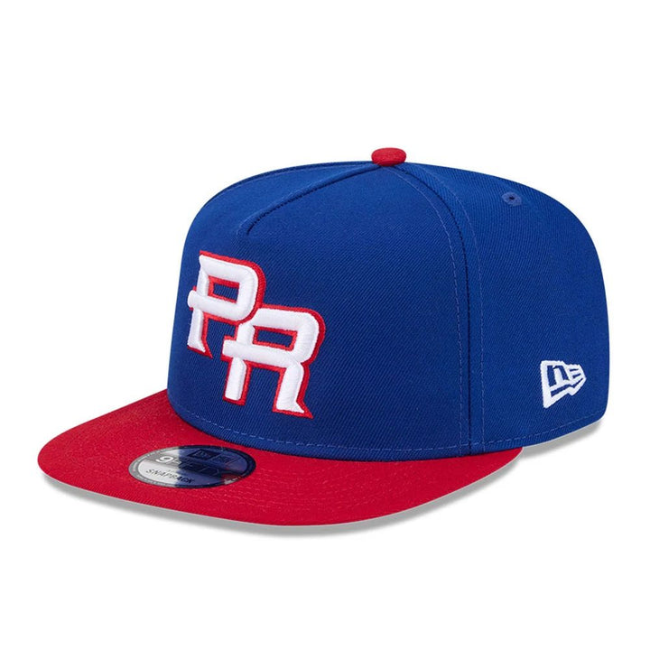 Puerto Rico Baseball World Baseball Classic 9Fifty A-Frame Snapback Cap by New Era Caps NEW ERA CAP COMPANY