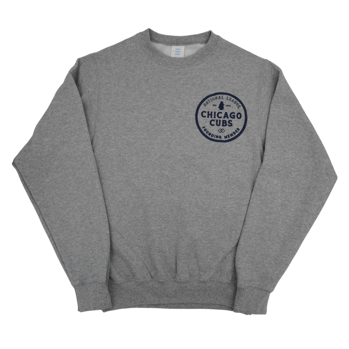 Chicago Cubs 150th Anniversary Founding Member Crewneck Sweatshirt by New Era New Era