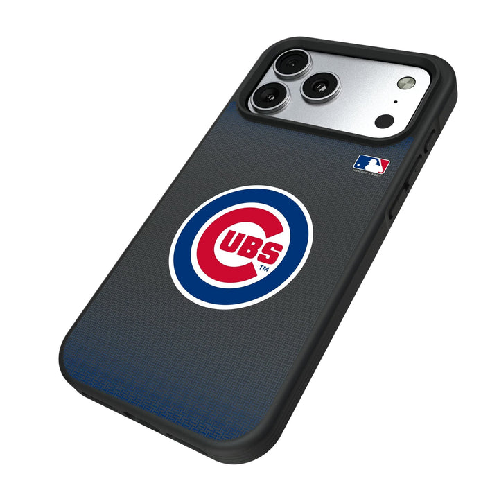 Chicago Cubs Linen Bump Phone Case for Apple iPhone 17 Series Phone Cases Keyscaper