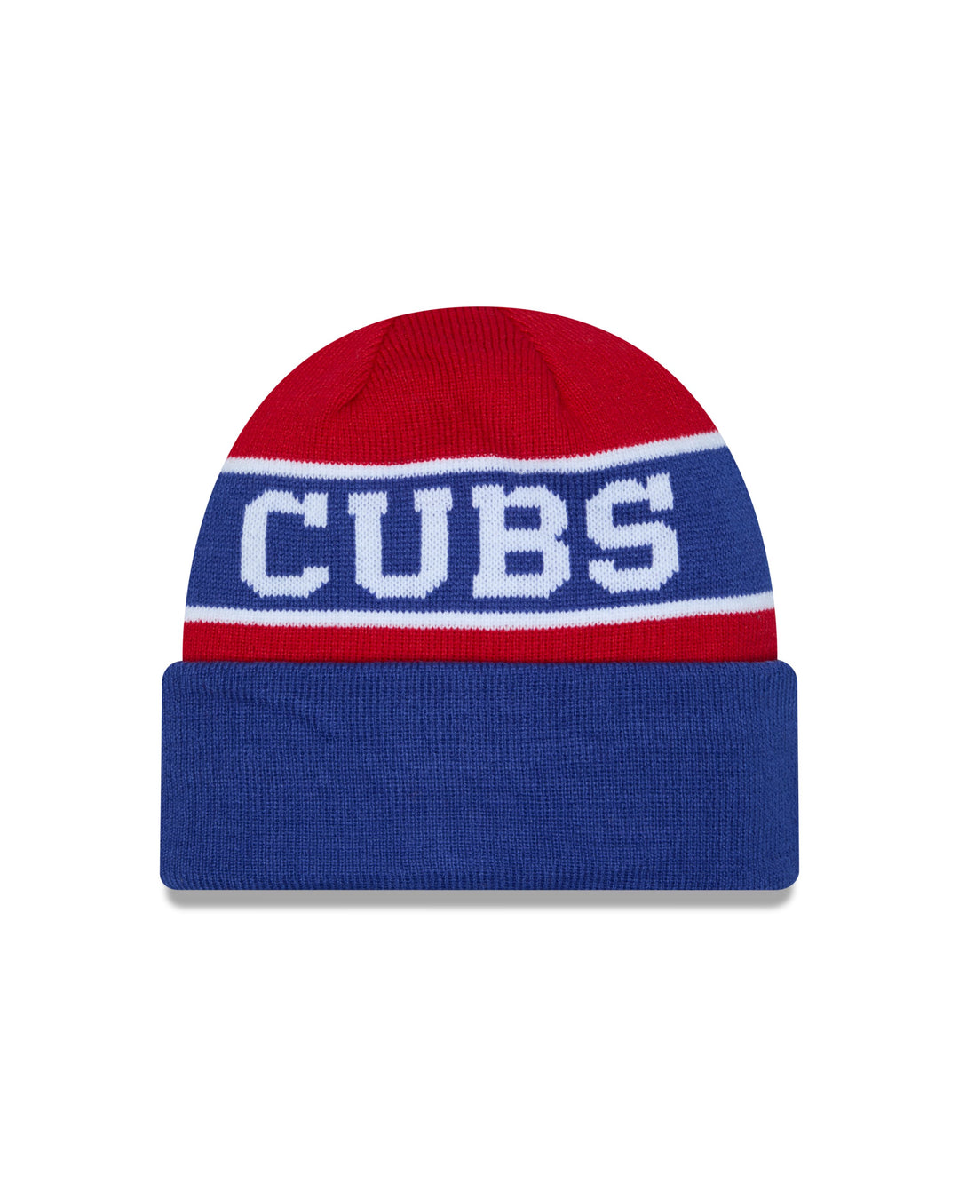 Chicago Cubs Youth Logo Reverse Knit Royal Red by New Era Knits NEW ERA CAP COMPANY INC