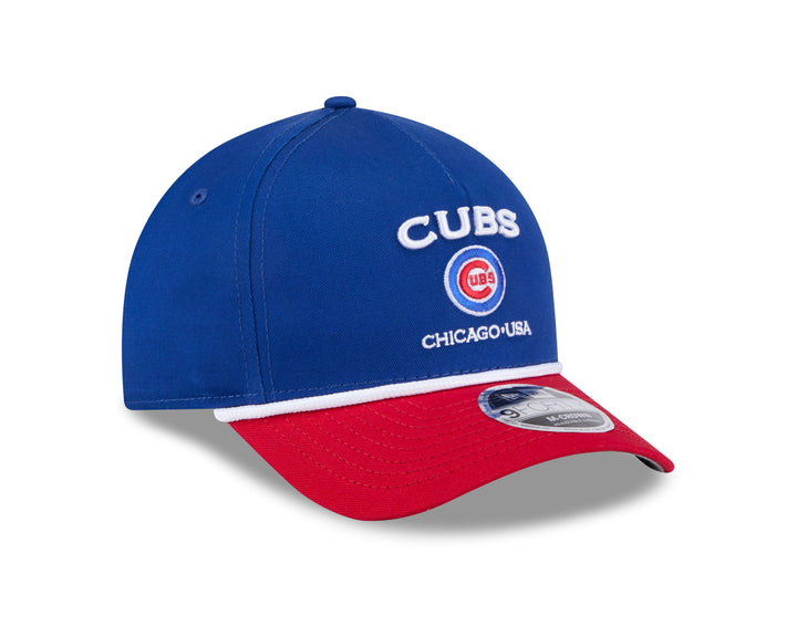Chicago Cubs Logo Two Tone Rope 9Forty Cap By New Era NEW ERA CAP COMPANY INC