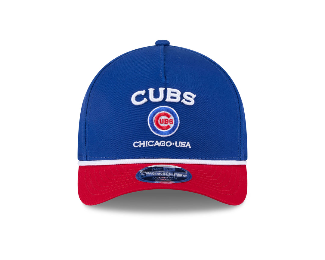 Chicago Cubs Logo Two Tone Rope 9Forty Cap By New Era NEW ERA CAP COMPANY INC