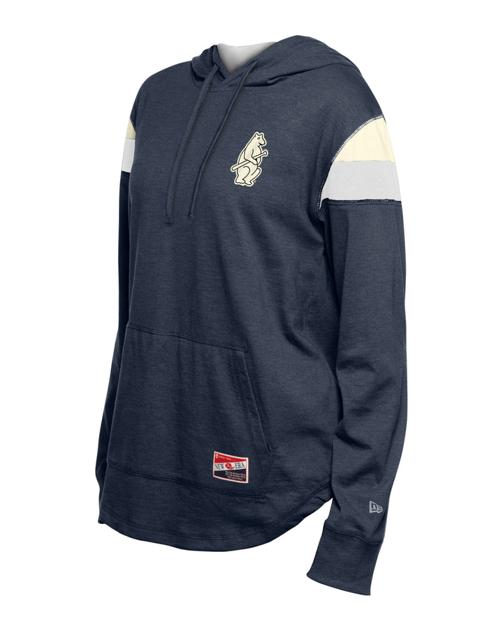Chicago Cubs 1914 Throwback Navy Women's Raglan Hoodie by New Era Sweatshirts & Hoodies New Era