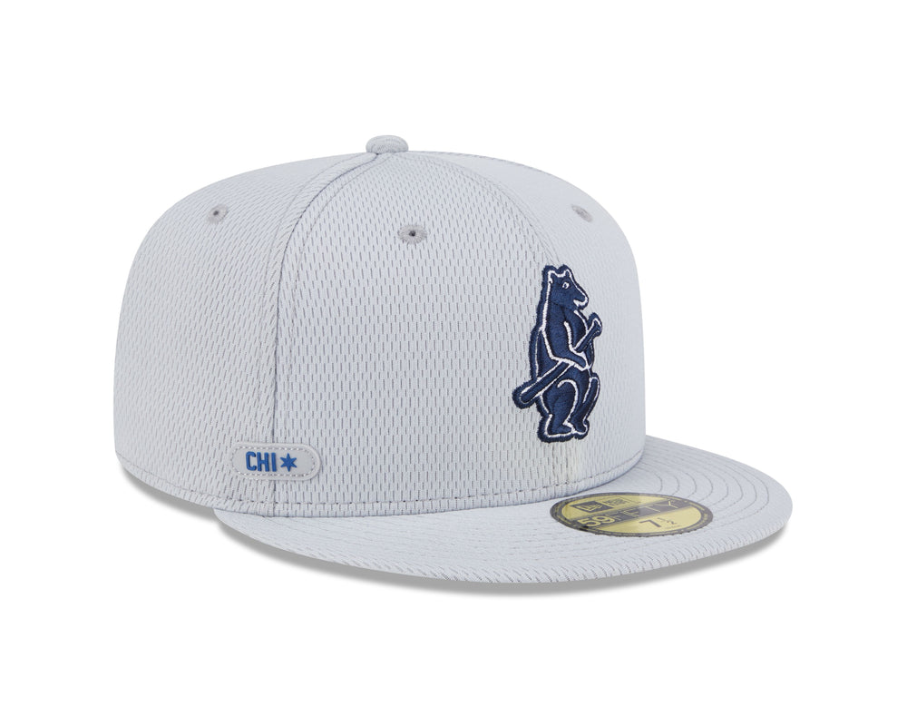 Chicago Cubs 1914 Clubhouse 25 Grey 59FIFTY Cap by New Era Caps New Era