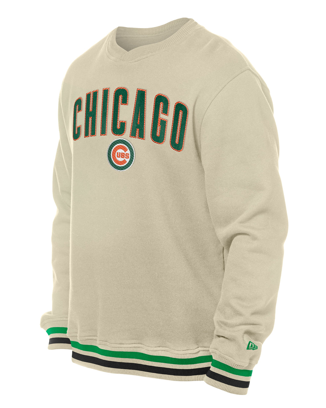 Chicago Cubs St. Pats Crewneck Cream by New Era Sweatshirts & Hoodies NEW ERA CAP COMPANY INC