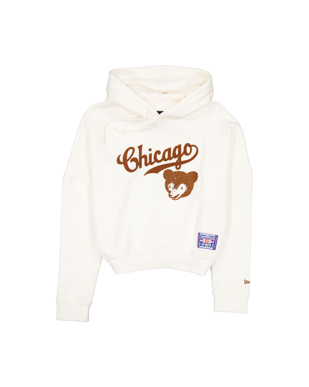 Chicago Cubs 1950 150th Anniversary Patch Women's Hoodie by New Era Sweatshirts & Hoodies NEW ERA CAP COMPANY