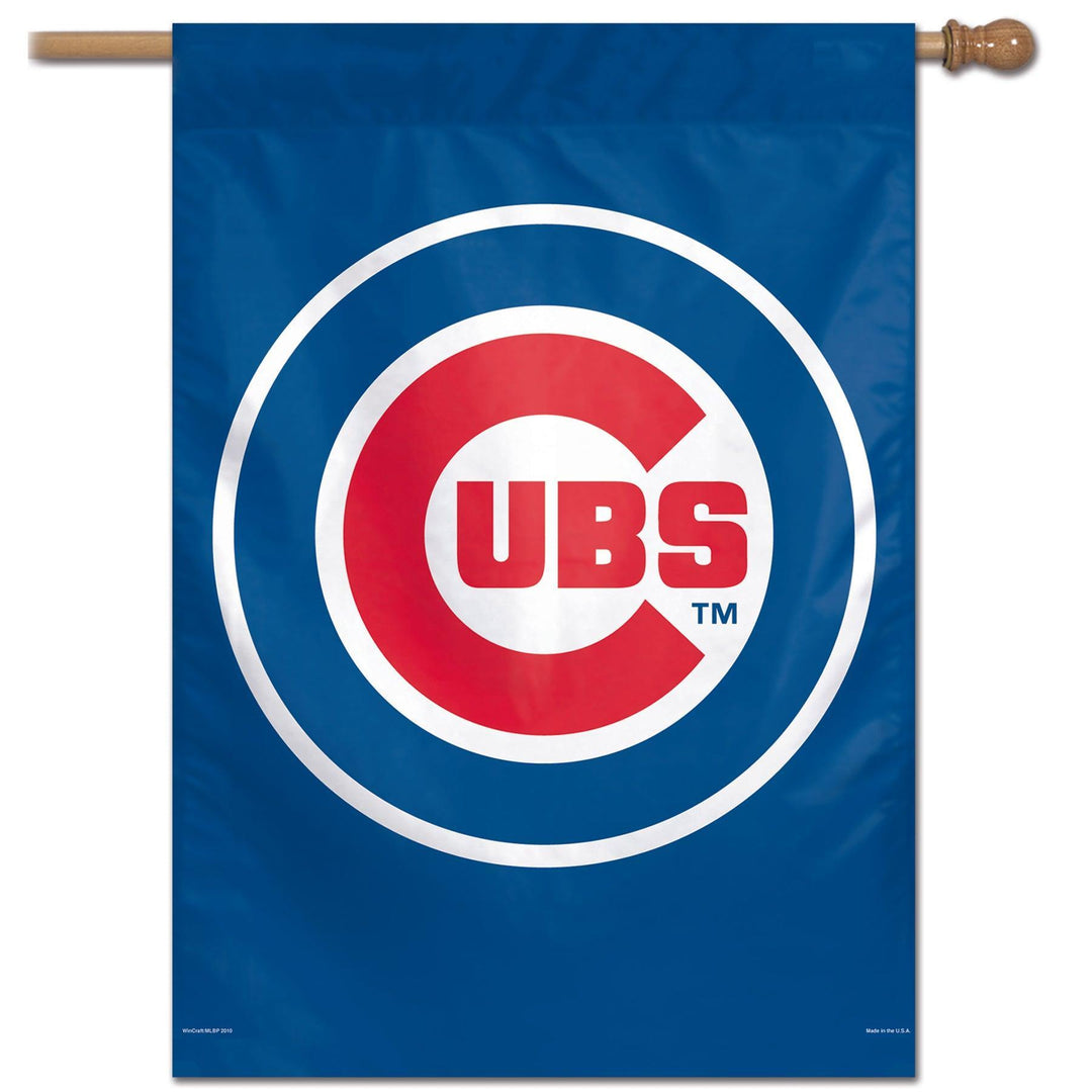 Chicago Cubs Logo Vertical Banner Flag by Wincraft NOVPLSCHI WINCRAFT