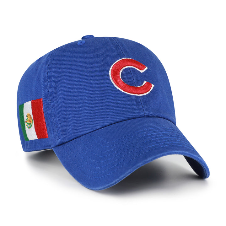 Chicago Cubs Heritage Mexico Flag Adjustable Cap by &