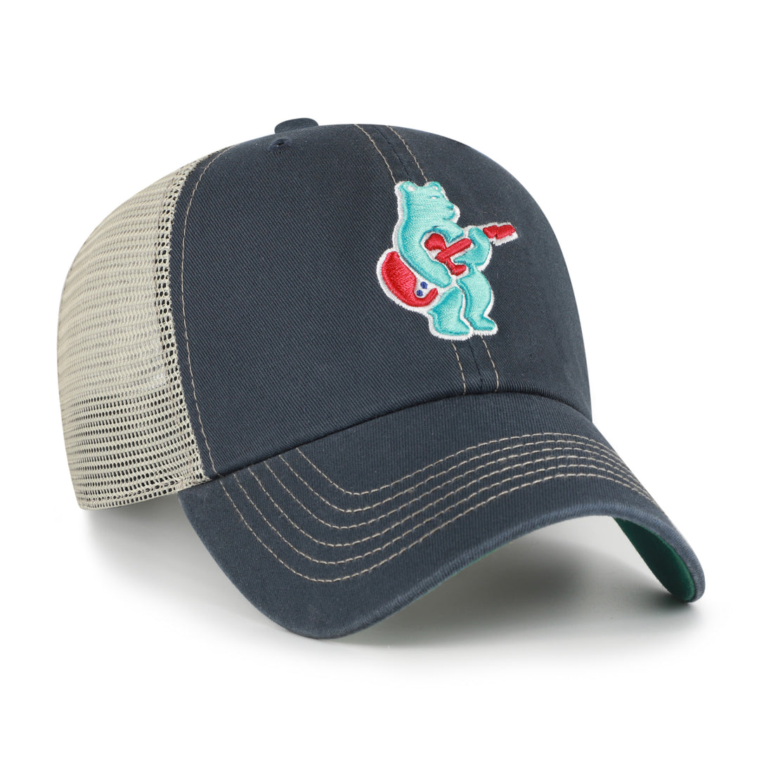 Chicago Cubs Blues Bear Trawler Clean Up Cap by &