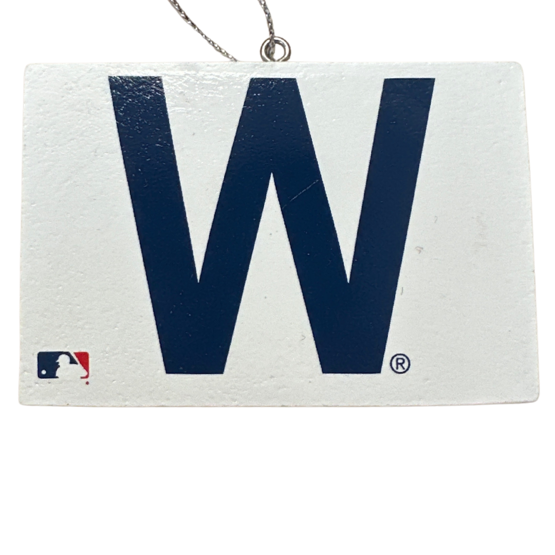 Chicago Cubs W Flag Ornament Home & Office Ivy Shop
