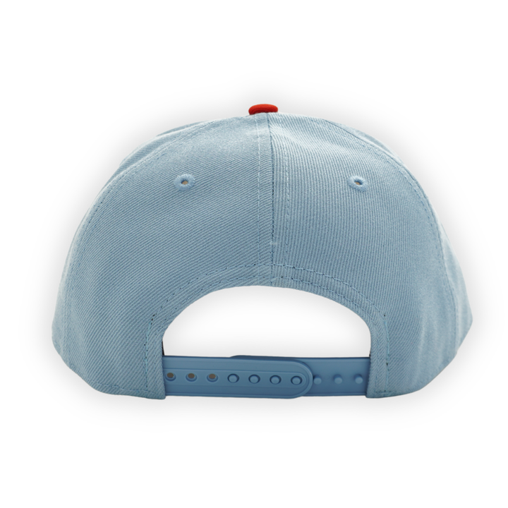 Chicago Cubs 150th Anniversary Chrome Sky Blue 9FORTY Cap by New Era Caps New Era