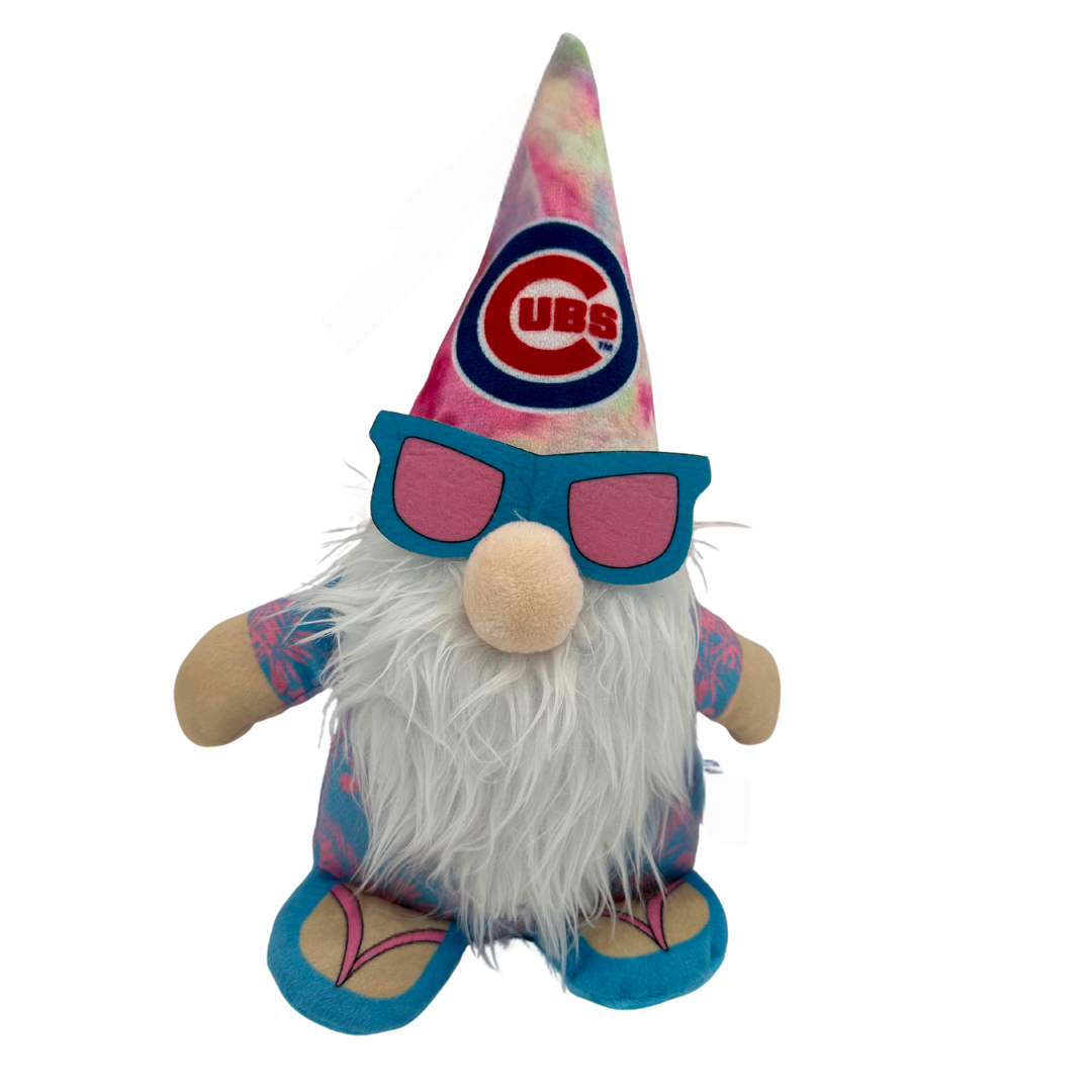 Chicago Cubs Pastel Gnome Bear Plush - 10 Inch PLUSH FOREVER COLLECTIBLES