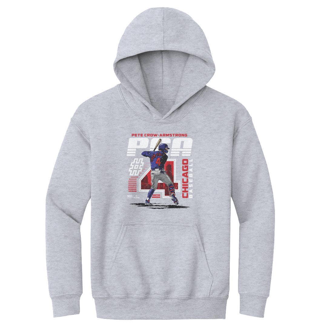 Chicago Cubs Pete Crow-Armstrong Youth Hoodie Kids Youth Hoodie 500 LEVEL