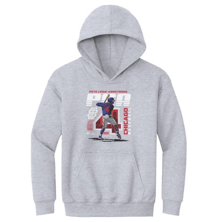 Chicago Cubs Pete Crow-Armstrong Youth Hoodie Kids Youth Hoodie 500 LEVEL
