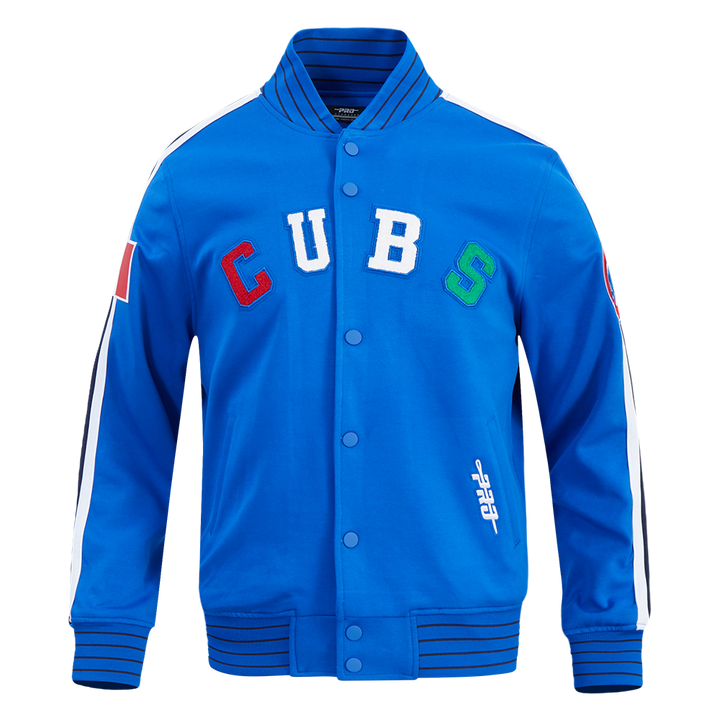 Chicago Cubs Mexico Walking Bear Button Front Jacket by Pro Standard Jackets PRO STANDARD