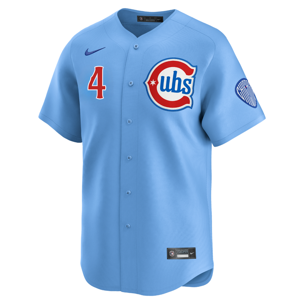 Chicago Cubs Pete Crow-Armstrong Blues Alternate Limited Baby Blue Jersey by Nike Jerseys Nike
