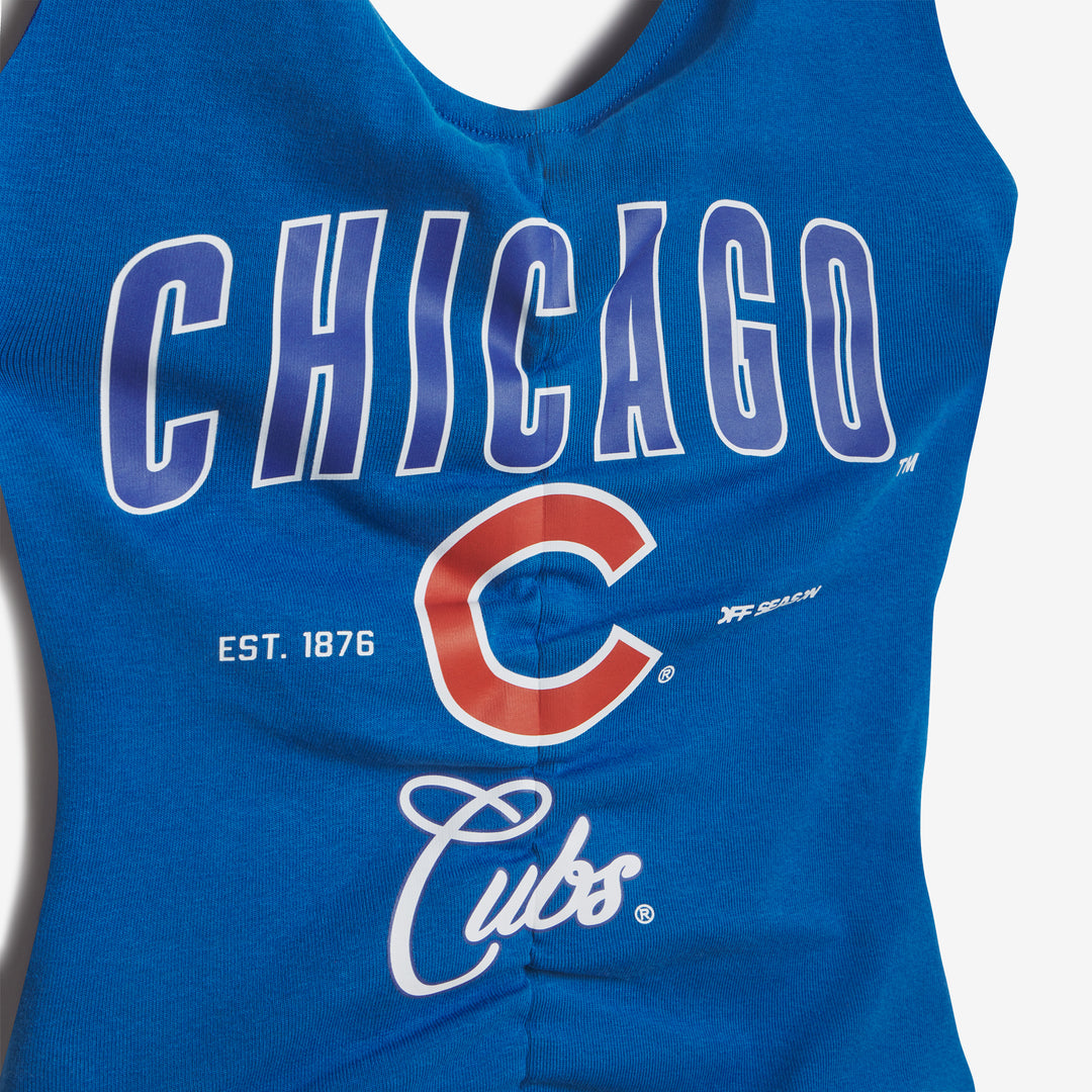 TNW CUB LOGO RUCHED HALTER TOP - 8/15 OFF SEASON