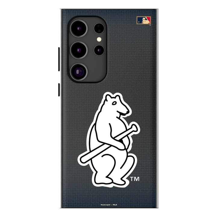 Chicago Cubs 1914 - Cooperstown Collection Linen MagSafe Compatible Phone Case for Samsung Galaxy