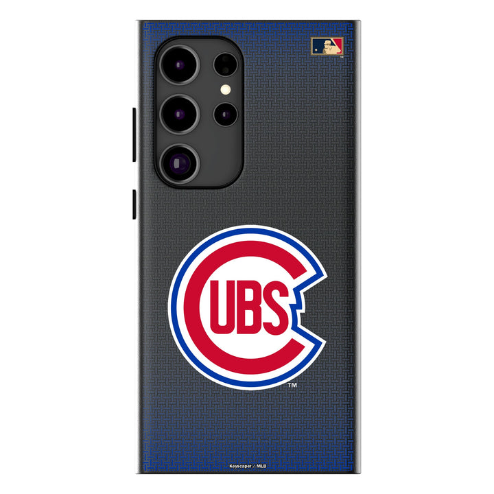 Chicago Cubs 1948-1956 - Cooperstown Collection Linen MagSafe Compatible Phone Case for Samsung Galaxy
