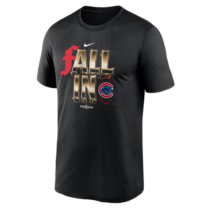 Chicago Cubs 2026 Postseason Unisex Fall In T-Shirt by Nike Shirts NIKE USA