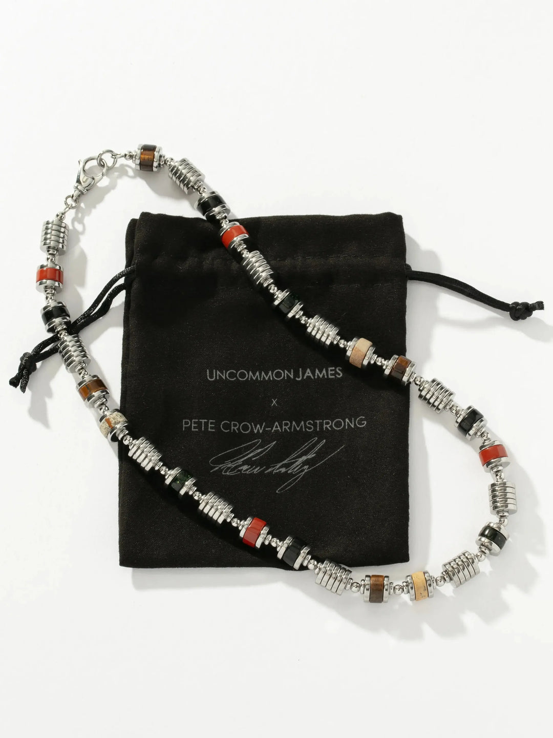 Pete Crow-Armstrong x Uncommon James Men's Stone Beaded Chain Necklace Necklace UNCOMMON JAMES
